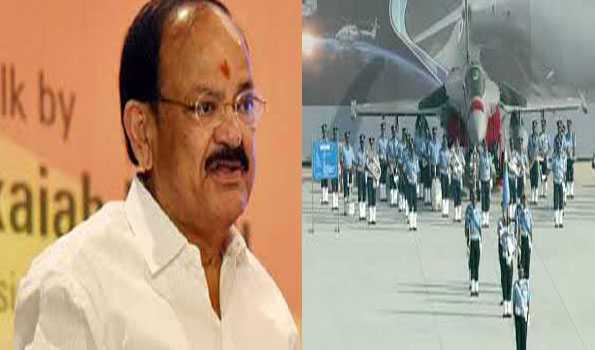 वायुसेना दिवस की नायडू ने दी शुभकामनाएं